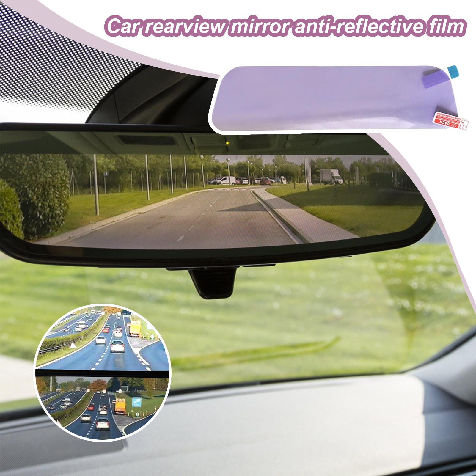 車内バックミラー用アンチグレアフィルム 車用反射フィルム ク - Anti Glare Car Rearview Mirror Film のレビューと価格