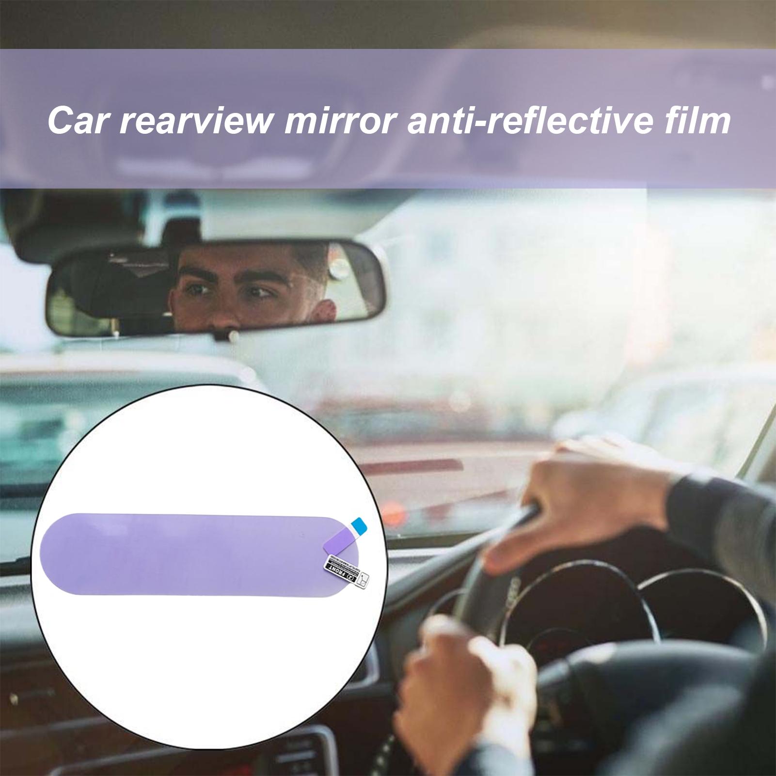 車内バックミラー用アンチグレアフィルム 車用反射フィルム ク - Anti Glare Car Rearview Mirror Film のレビューと価格