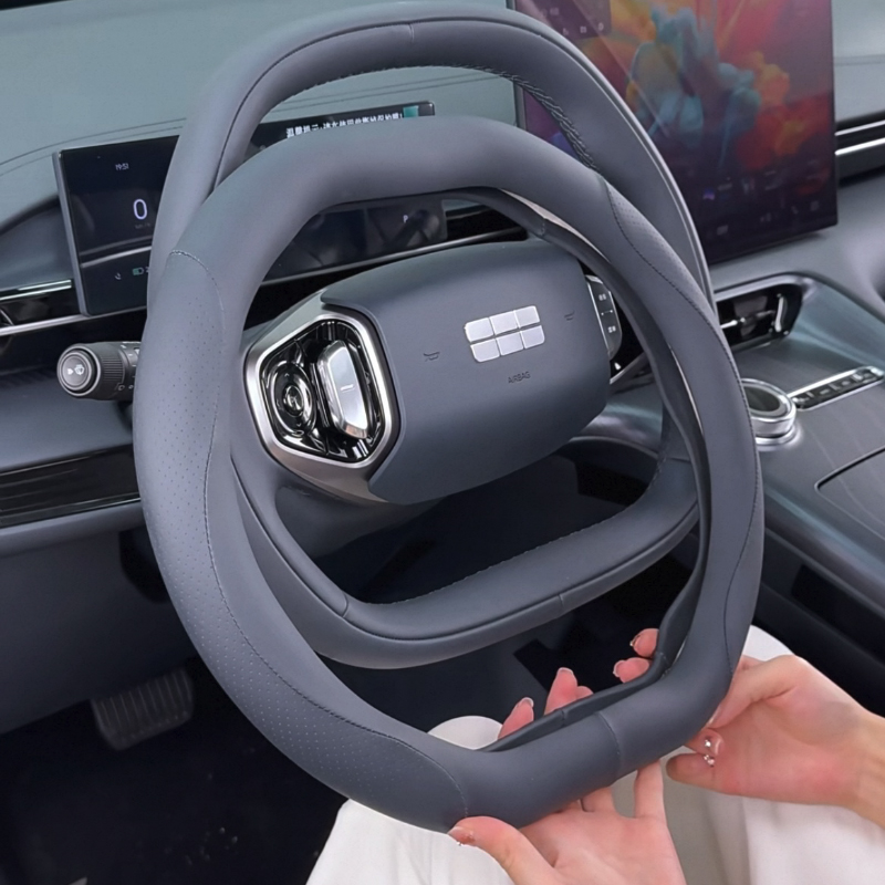 吉利ギャラクシー E5 EX5 2024-2026 車のステ - Car Steering Wheel Cover Anti Slip Breathable のレビューと価格