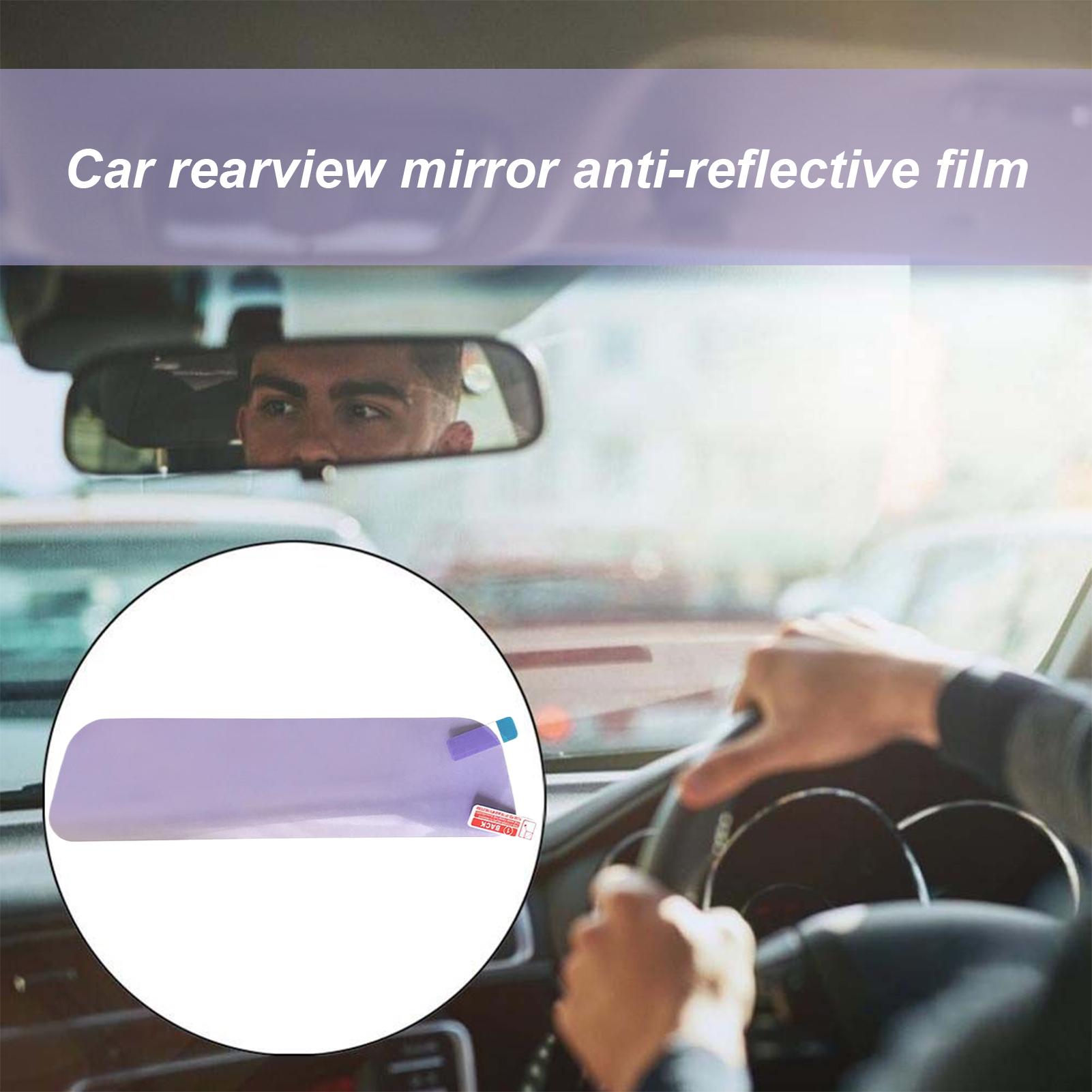 アンチグレア車内ミラーステッカーフィルムバックミラー防曇フィ - Anti Glare Car Rearview Mirror Film のレビューと価格