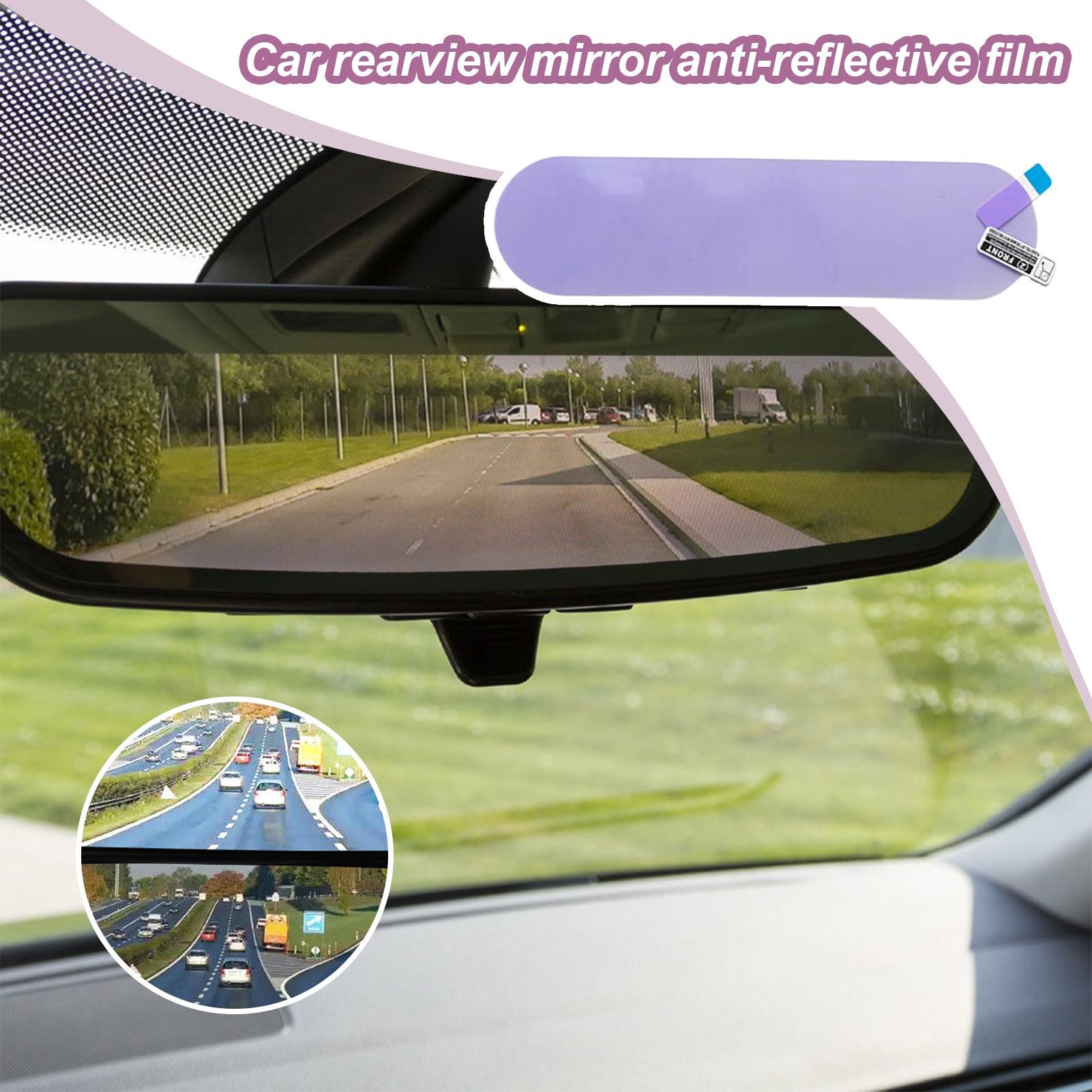 アンチグレア車内ミラーステッカーフィルムバックミラー防曇フィ - Anti Glare Car Rearview Mirror Film のレビューと価格