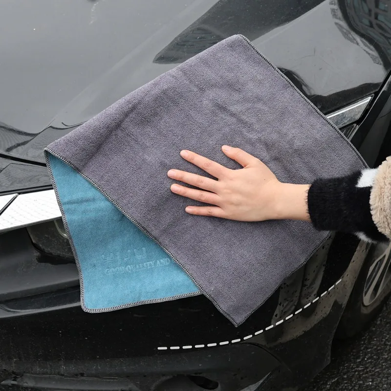 マイクロファイバークリーニングタオル 超吸水性 厚手 ソフト - Microfiber Car Drying Towel Super Absorbent のレビューと価格