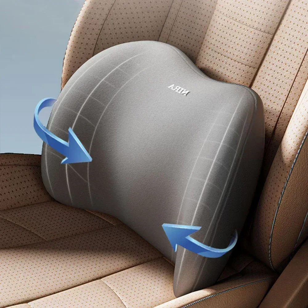 運転の快適さのための車用バックネッククッションアクセサリー、 - Memory Foam Car Neck Pillow Lumbar Support のレビューと価格